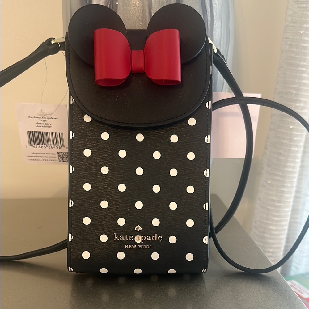 Kate Spade Disney Minnie phone holder crossbody bag